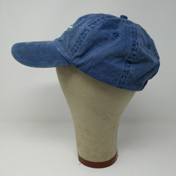 Distinctive Headwear Men's Florida Twill Strapback Hat Embroidered Shark Blue - Picture 5 of 11